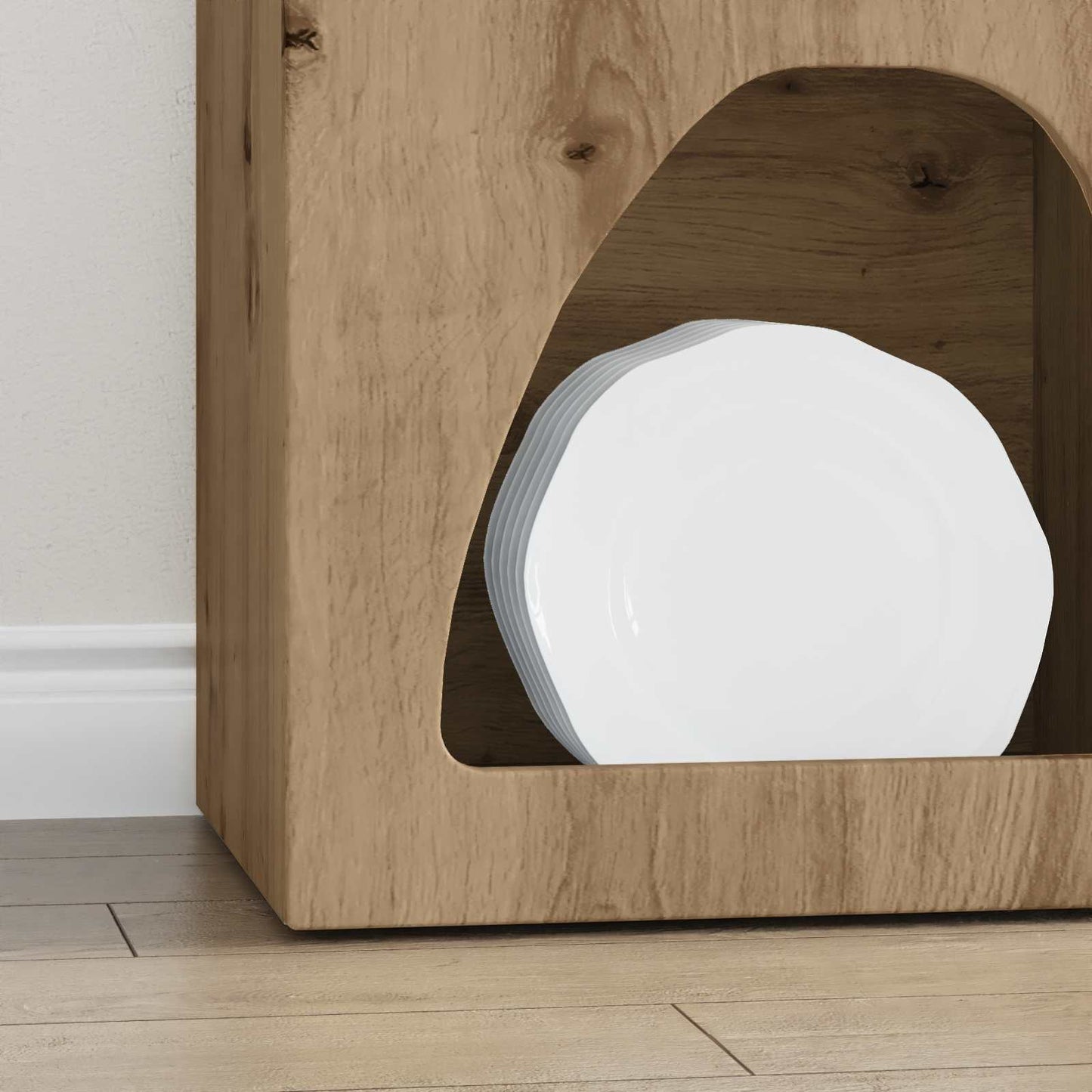 vidaXL Πλαϊνό γραφείο Artisan Oak 40 x 35 x 100.5 εκ