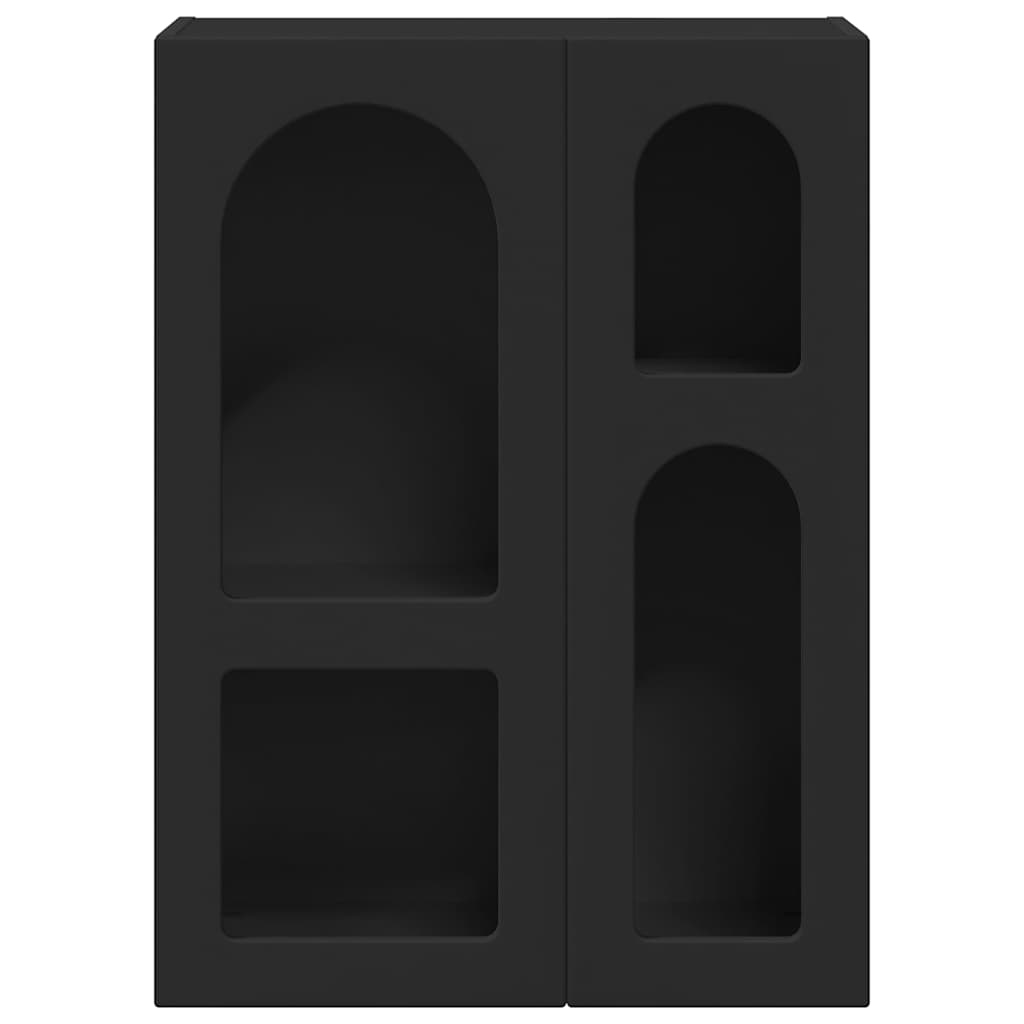 vidaXL Πλαϊνό γραφείο Μαύρο 59 x 35 x 80.5 εκ. Επεξεργασμένο ξύλο