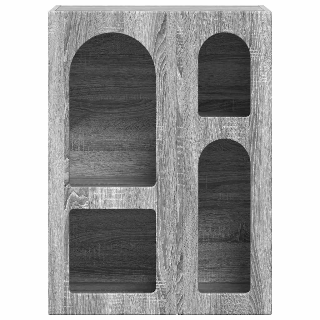 vidaXL Πλαϊνό γραφείο Γκρίζο Σονομα 59 x 35 x 80.5 εκ.