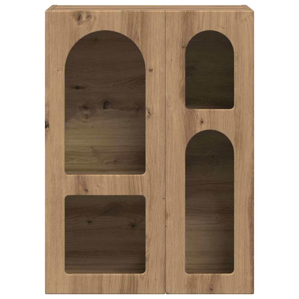 vidaXL Πλαϊνό γραφείο Artisan Oak 59 x 35 x 80.5 εκ.