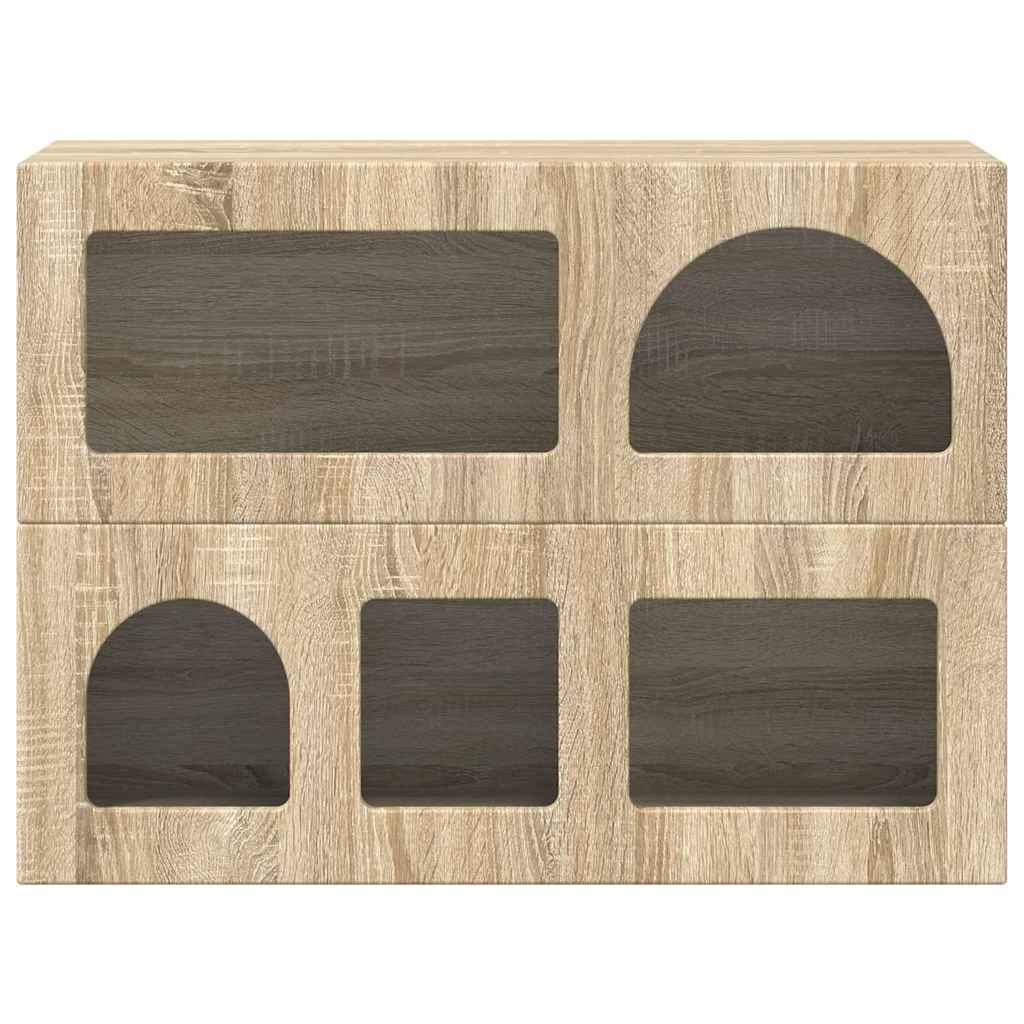 vidaXL Πλαϊνό γραφείο Δρύς Sonoma 80.5 x 35 x 59 εκ.