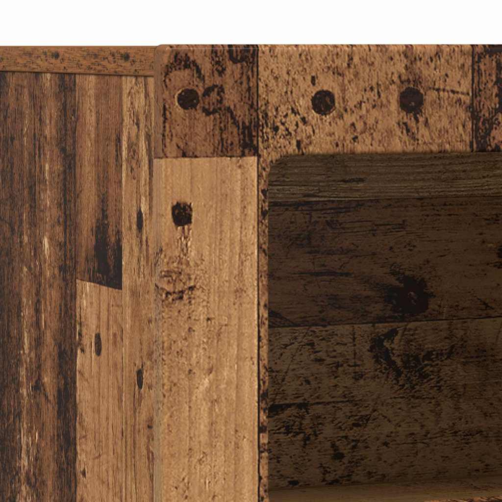 vidaXL Πλαϊνό γραφείο Παλιό ξύλο 80.5 x 35 x 59 εκ. Επεξεργασμένο ξύλο