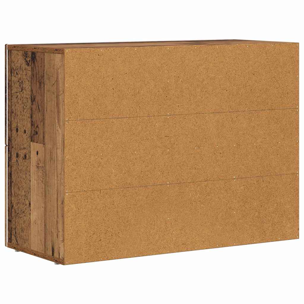 vidaXL Πλαϊνό γραφείο Παλιό ξύλο 80.5 x 35 x 59 εκ. Επεξεργασμένο ξύλο