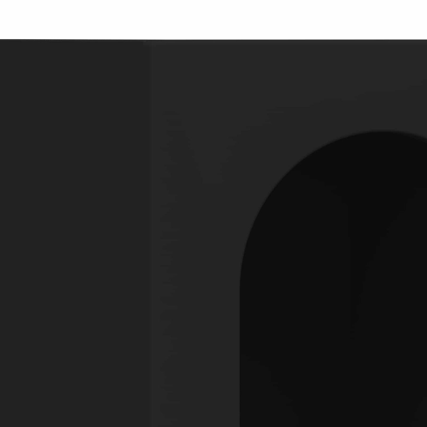 vidaXL Πλαϊνό γραφείο Μαύρο 59 x 35 x 100,5 εκ Επεξεργασμένο ξύλο