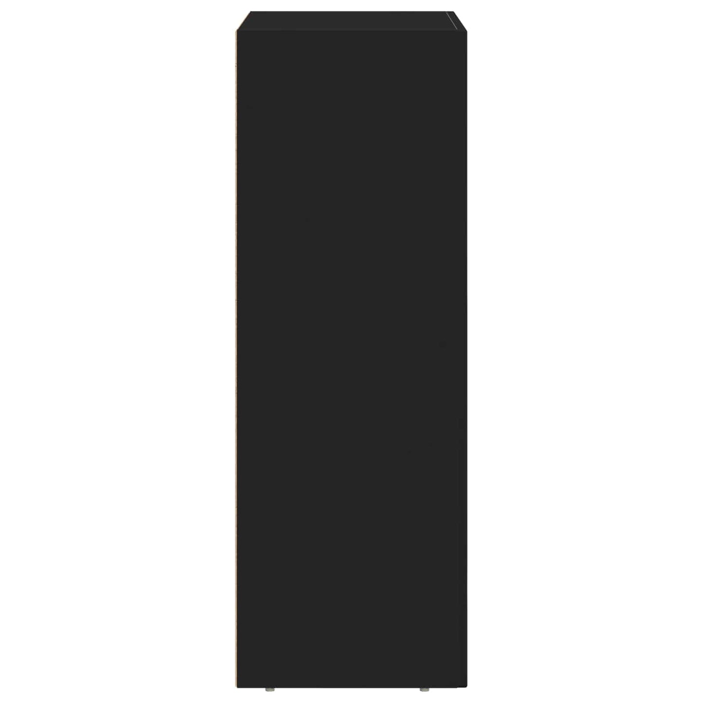 vidaXL Πλαϊνό γραφείο Μαύρο 59 x 35 x 100,5 εκ Επεξεργασμένο ξύλο