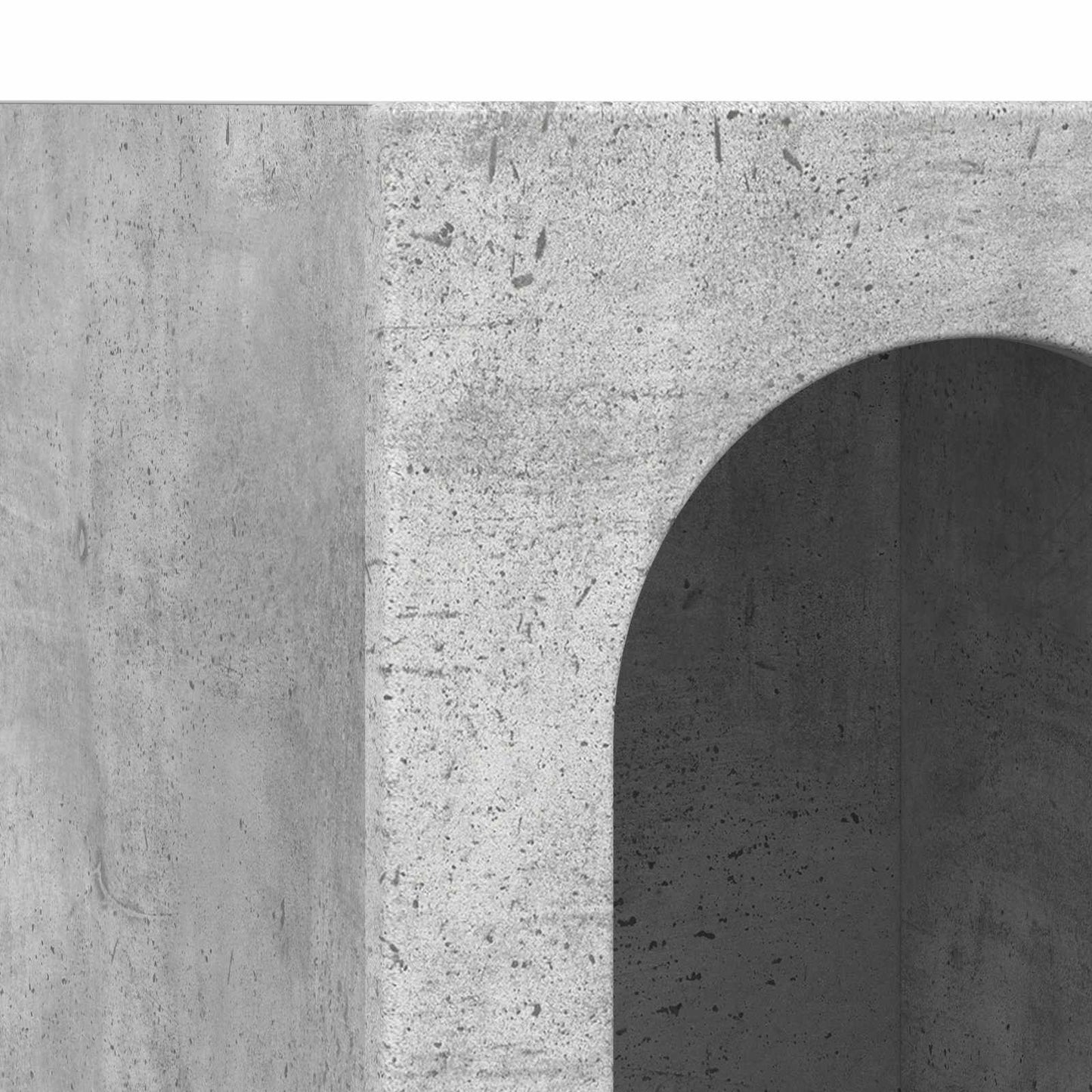 vidaXL Πλαϊνό γραφείο Σκυρόδεμα Γκρι 59 x 35 x 100,5 εκ