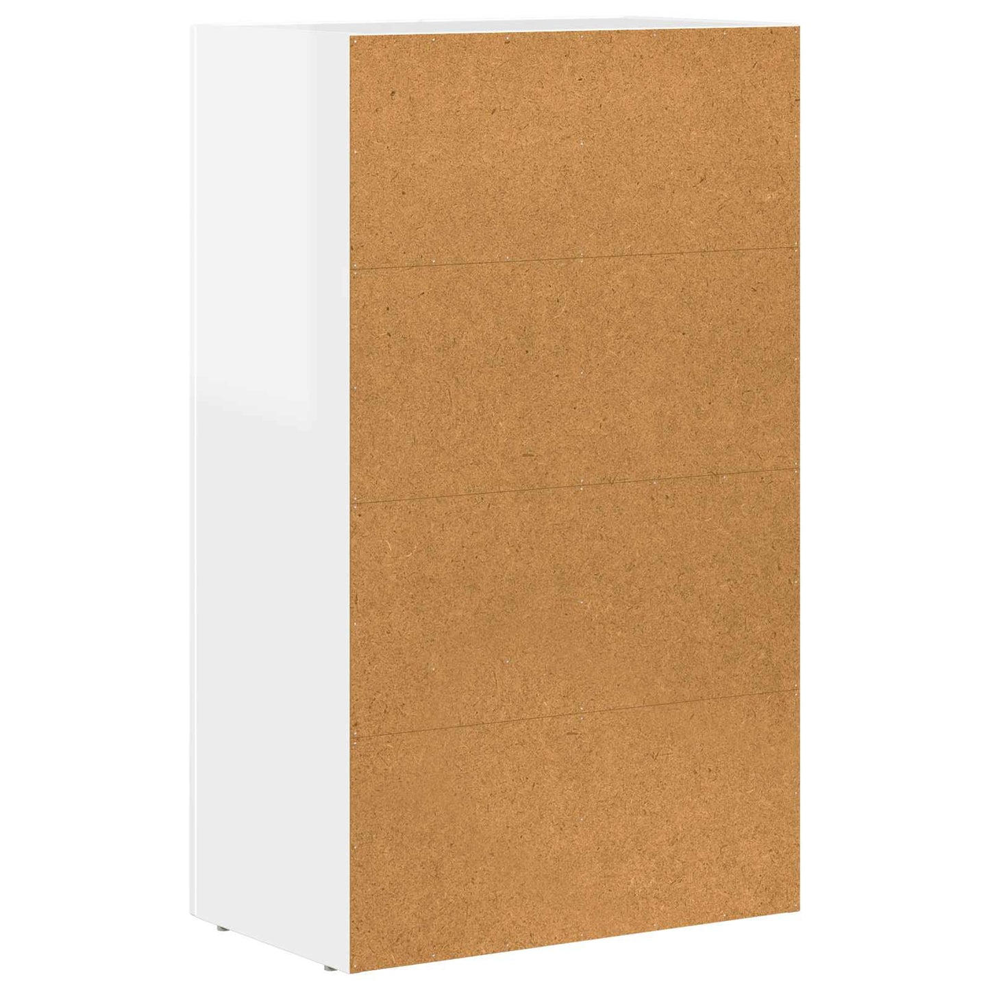 vidaXL Πλαϊνό γραφείο Υψηλής γυαλάδας λευκό 59 x 35 x 100,5 εκ