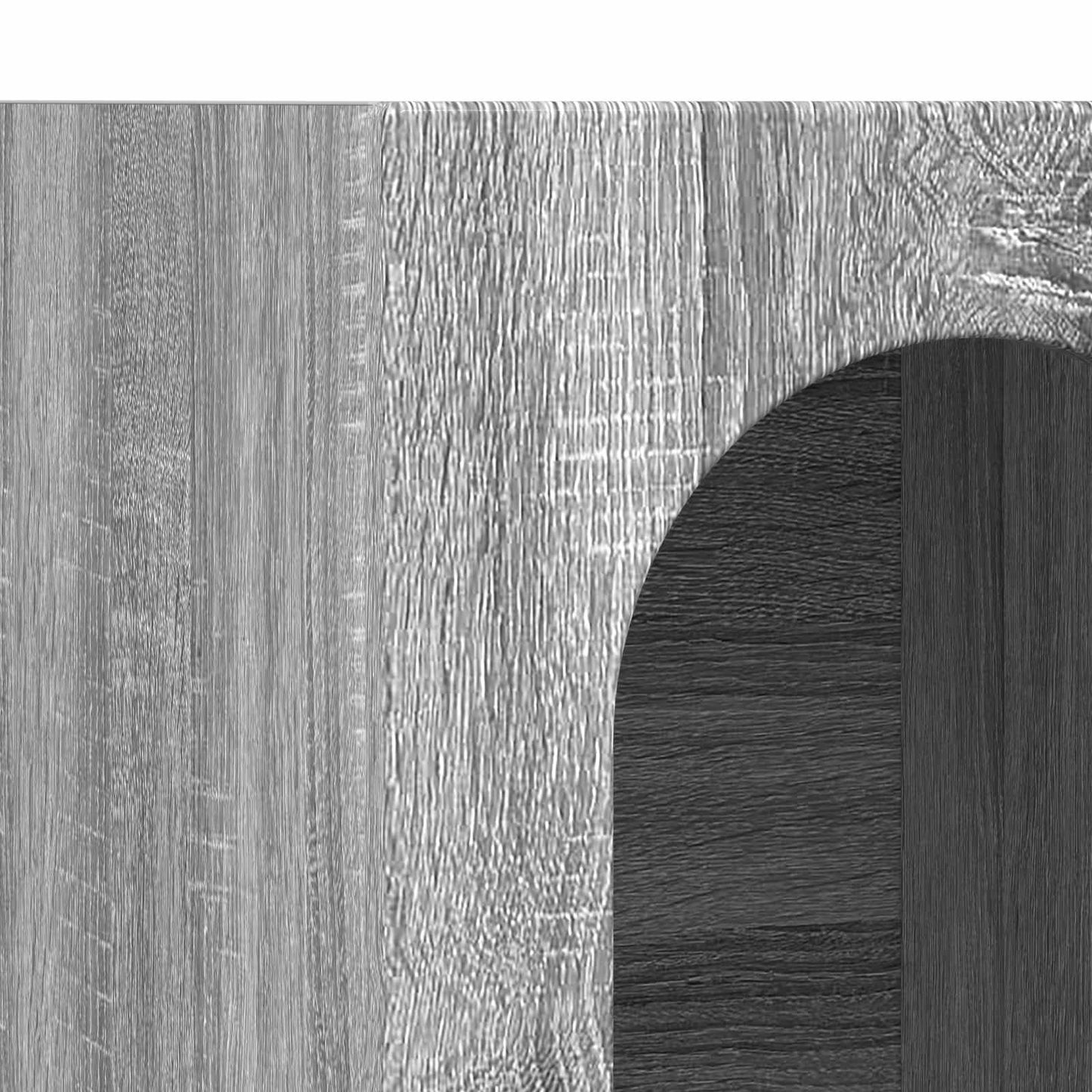 vidaXL Πλαϊνό γραφείο Γκρίζο Σονομα 59 x 35 x 100,5 εκ