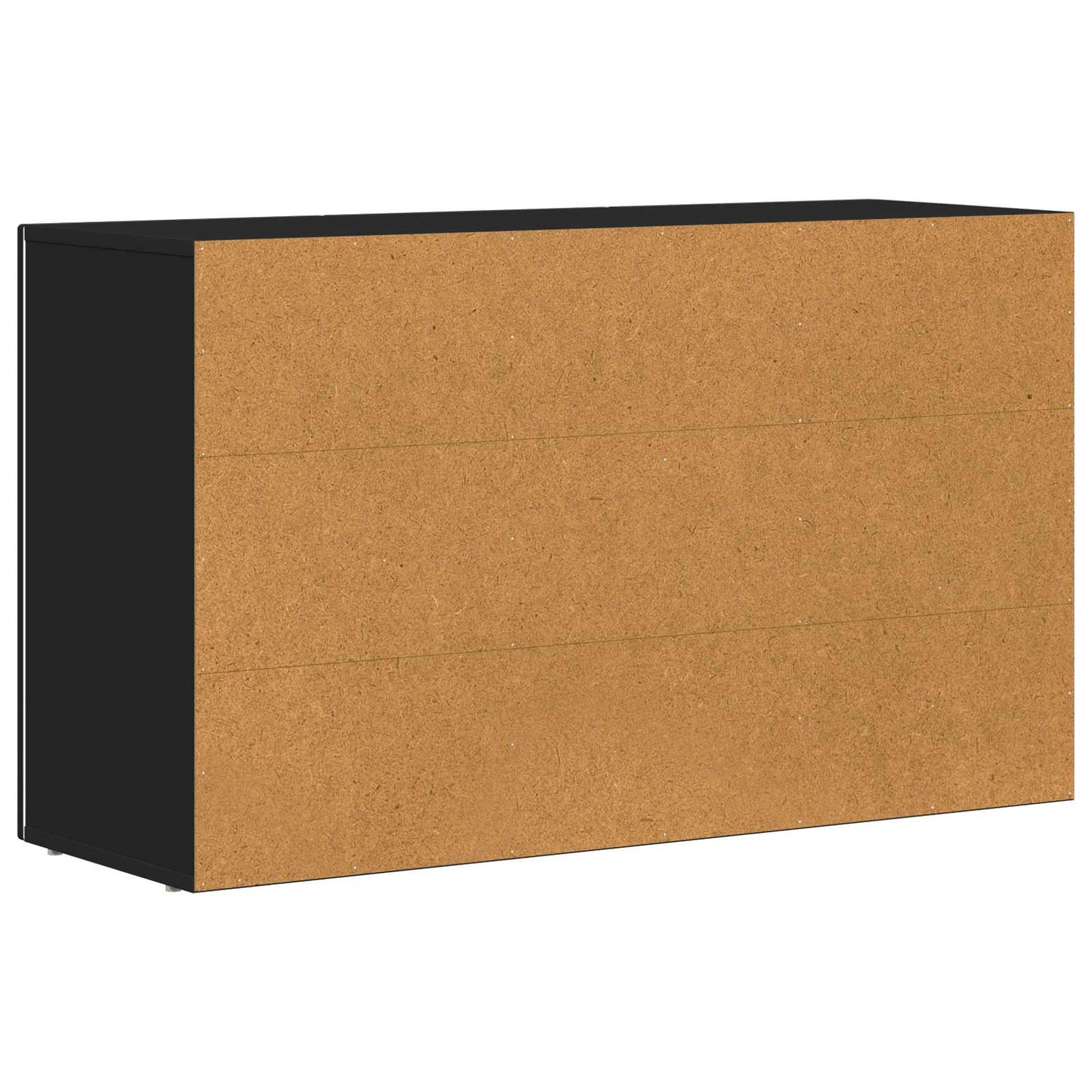 vidaXL Πλαϊνό γραφείο Μαύρο 100 x 35 x 59 εκ Επεξεργασμένο ξύλο