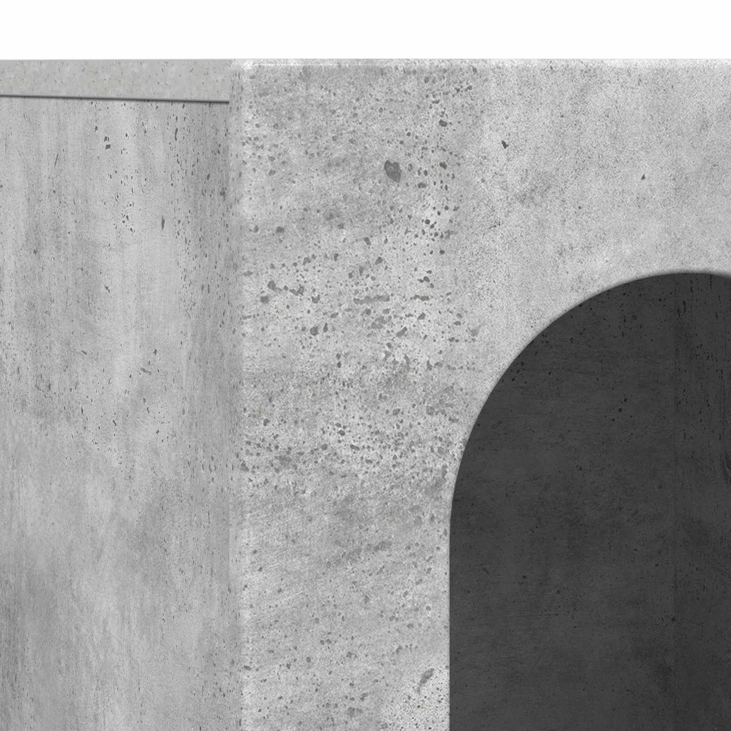 vidaXL Πλαϊνό γραφείο Σκυρόδεμα Γκρι 100 x 35 x 59 εκ