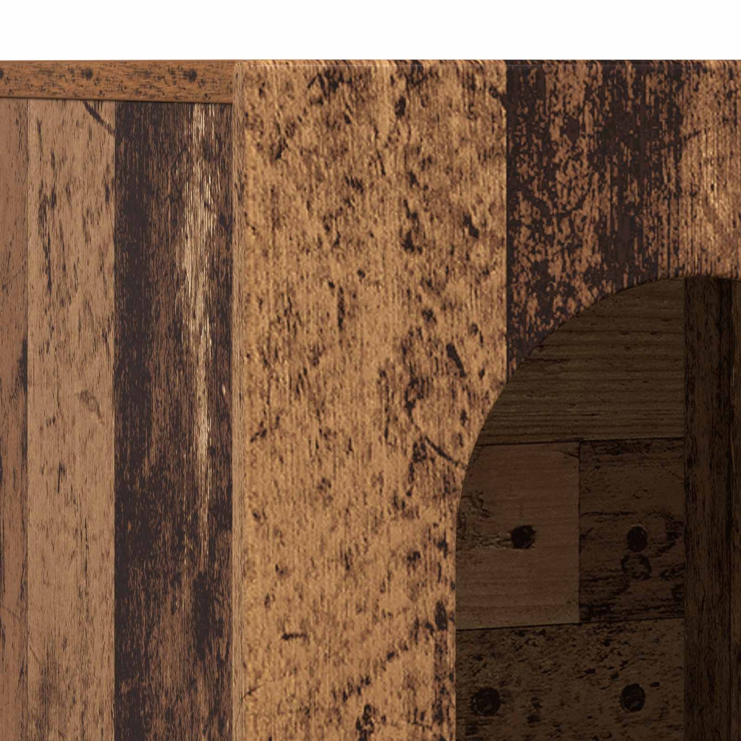 vidaXL Πλαϊνό γραφείο Παλιό ξύλο 100 x 35 x 59 εκ Επεξεργασμένο ξύλο