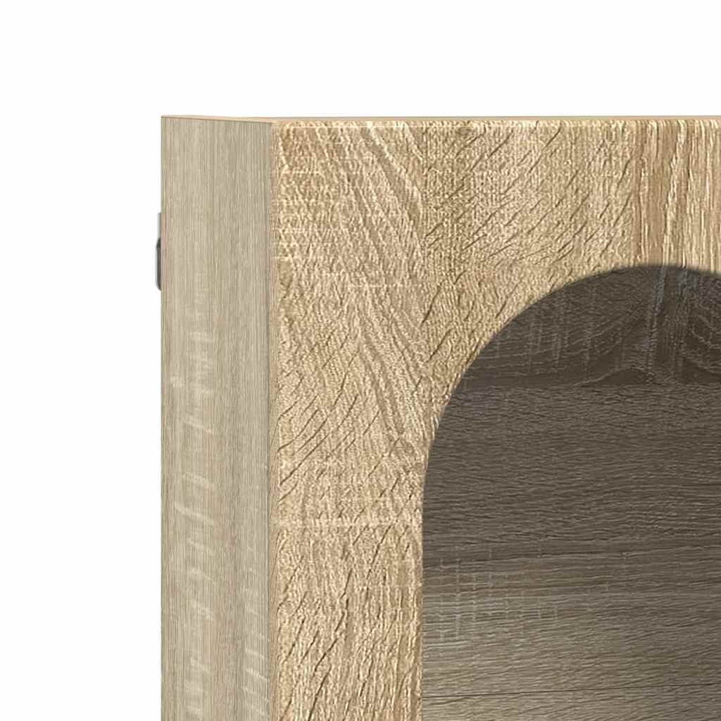 vidaXL Κρεμαστό ντουλάπι με ράφι Δρύς Sonoma 59 x 20 x 100 εκ