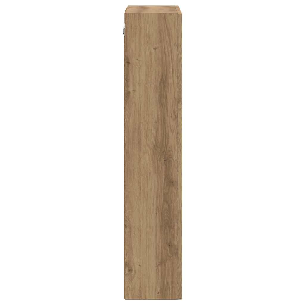 vidaXL Κρεμαστό ντουλάπι με ράφι Artisan Oak 59 x 20 x 100 εκ