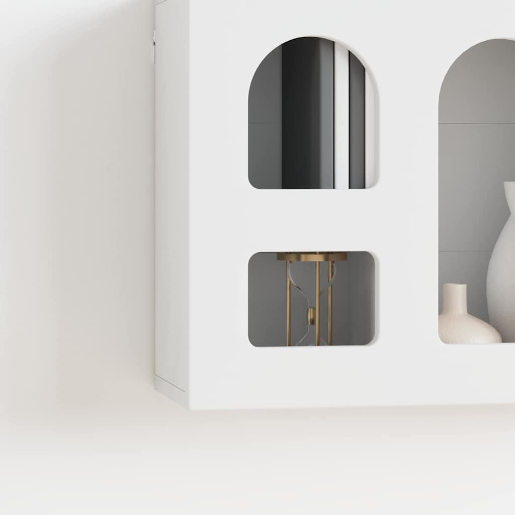 vidaXL Κρεμαστό ντουλάπι Λευκό 60 x 20 x 40 εκ Επεξεργασμένο ξύλο