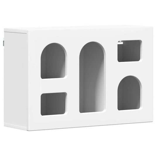 vidaXL Κρεμαστό ντουλάπι Λευκό 60 x 20 x 40 εκ Επεξεργασμένο ξύλο