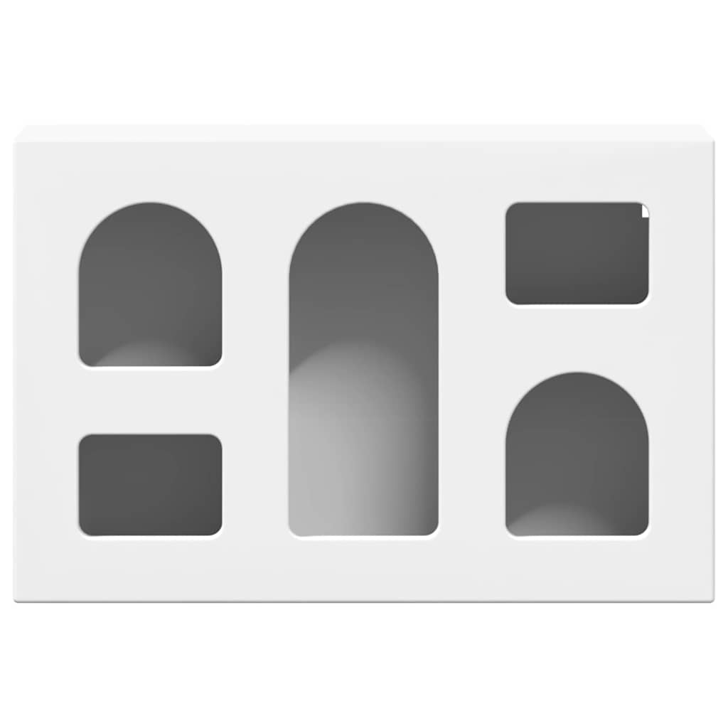 vidaXL Κρεμαστό ντουλάπι Λευκό 60 x 20 x 40 εκ Επεξεργασμένο ξύλο