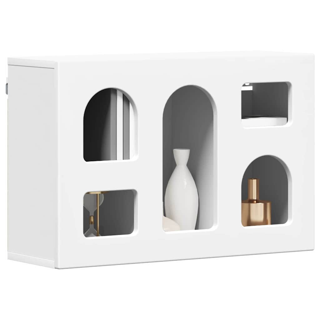 vidaXL Κρεμαστό ντουλάπι Λευκό 60 x 20 x 40 εκ Επεξεργασμένο ξύλο