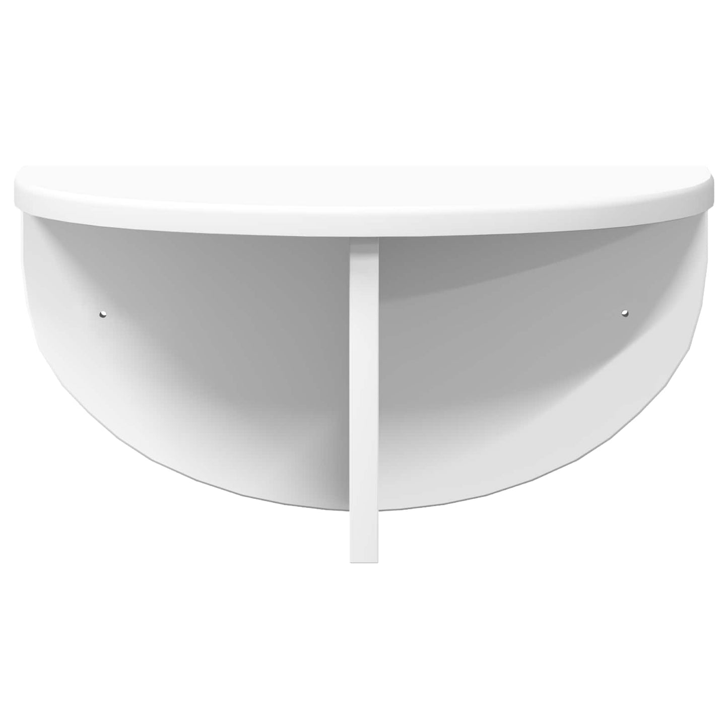 vidaXL Ράφι Τοίχου Επιτοίχιο Λευκό 38 x 19 x 19 εκ Επεξεργασμένο ξύλο