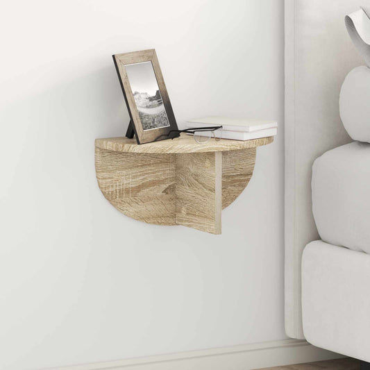 vidaXL Ράφι Τοίχου Επιτοίχιο 2 pcs Δρύς Sonoma 38 x 19 x 19 εκ