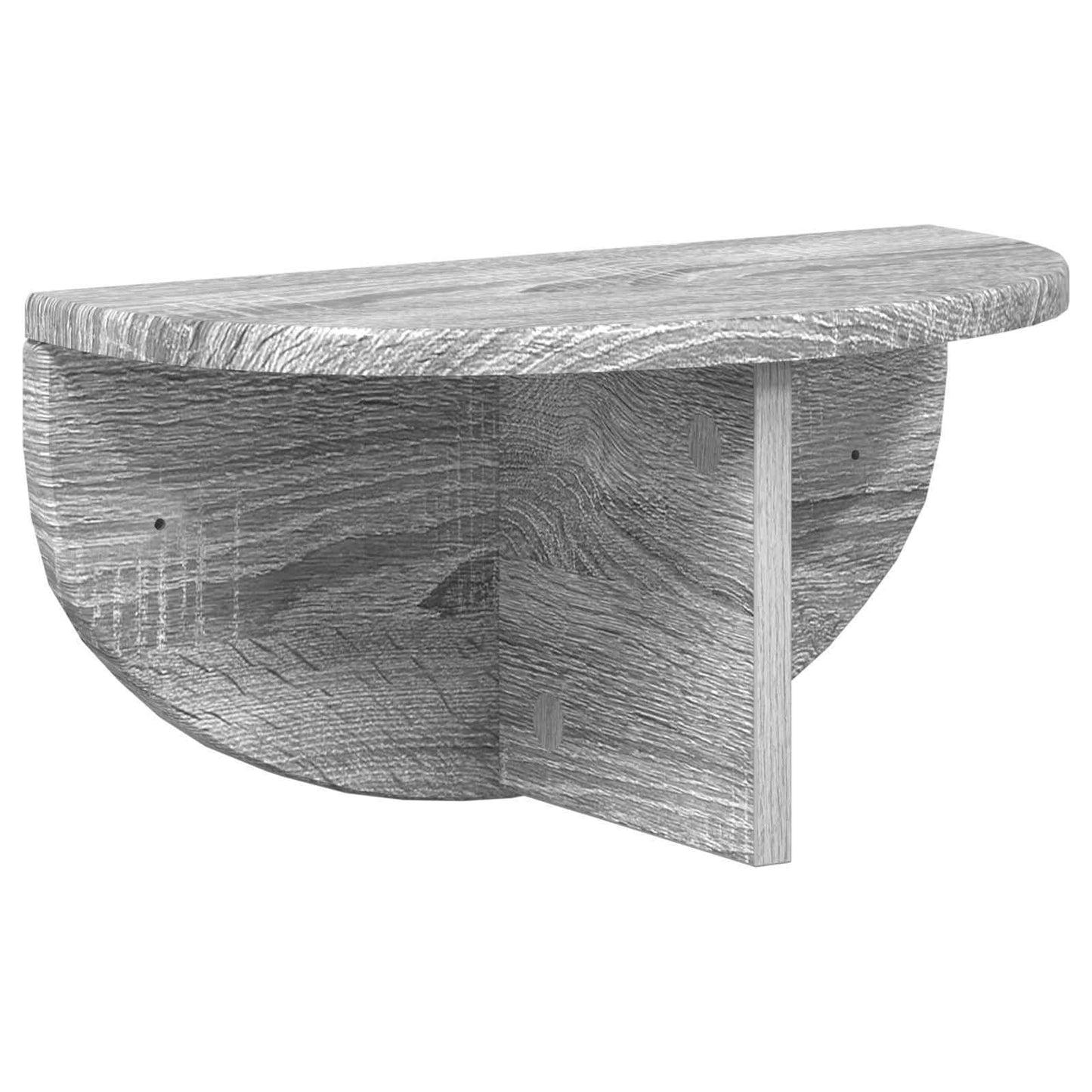 vidaXL Ράφι Τοίχου Επιτοίχιο 2 pcs Γκρίζο Σονομα 38 x 19 x 19 εκ