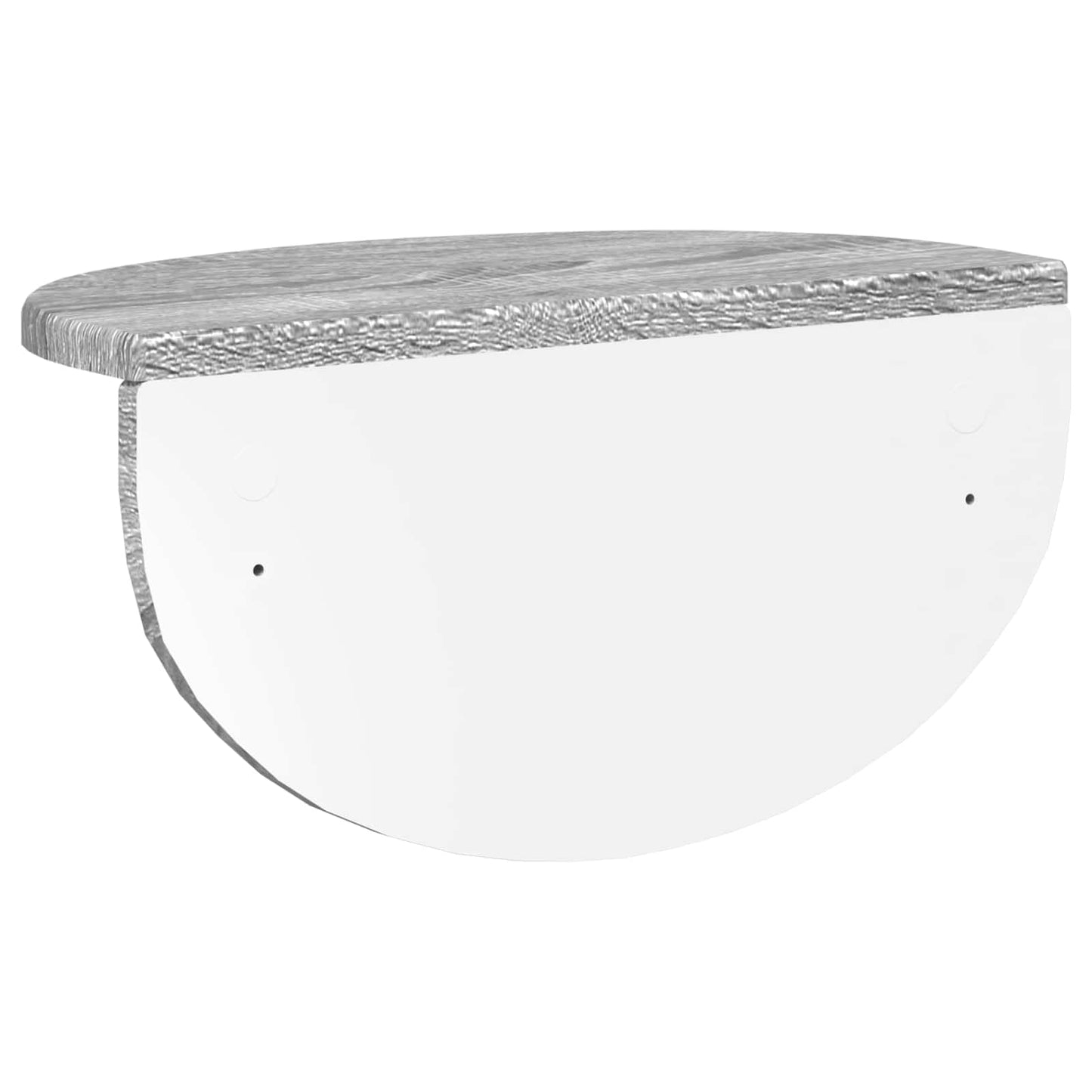 vidaXL Ράφι Τοίχου Επιτοίχιο 2 pcs Γκρίζο Σονομα 38 x 19 x 19 εκ