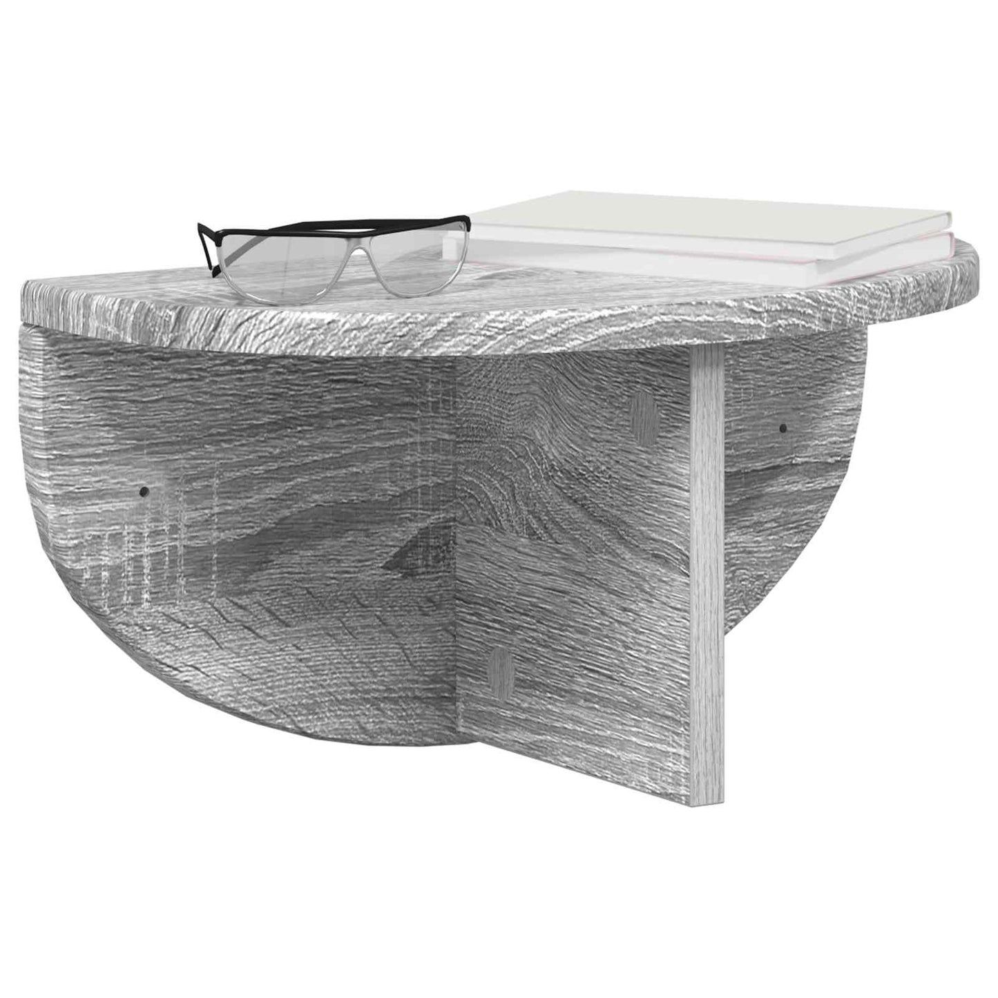vidaXL Ράφι Τοίχου Επιτοίχιο 2 pcs Γκρίζο Σονομα 38 x 19 x 19 εκ