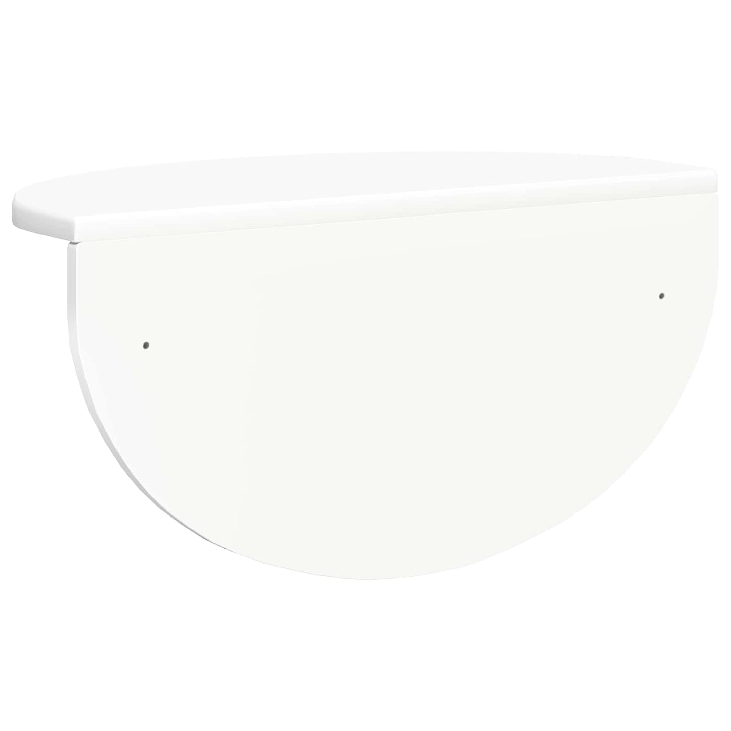 vidaXL Ράφι Τοίχου 2 pcs Λευκό 38 x 19 x 19 εκ Επεξεργασμένο ξύλο