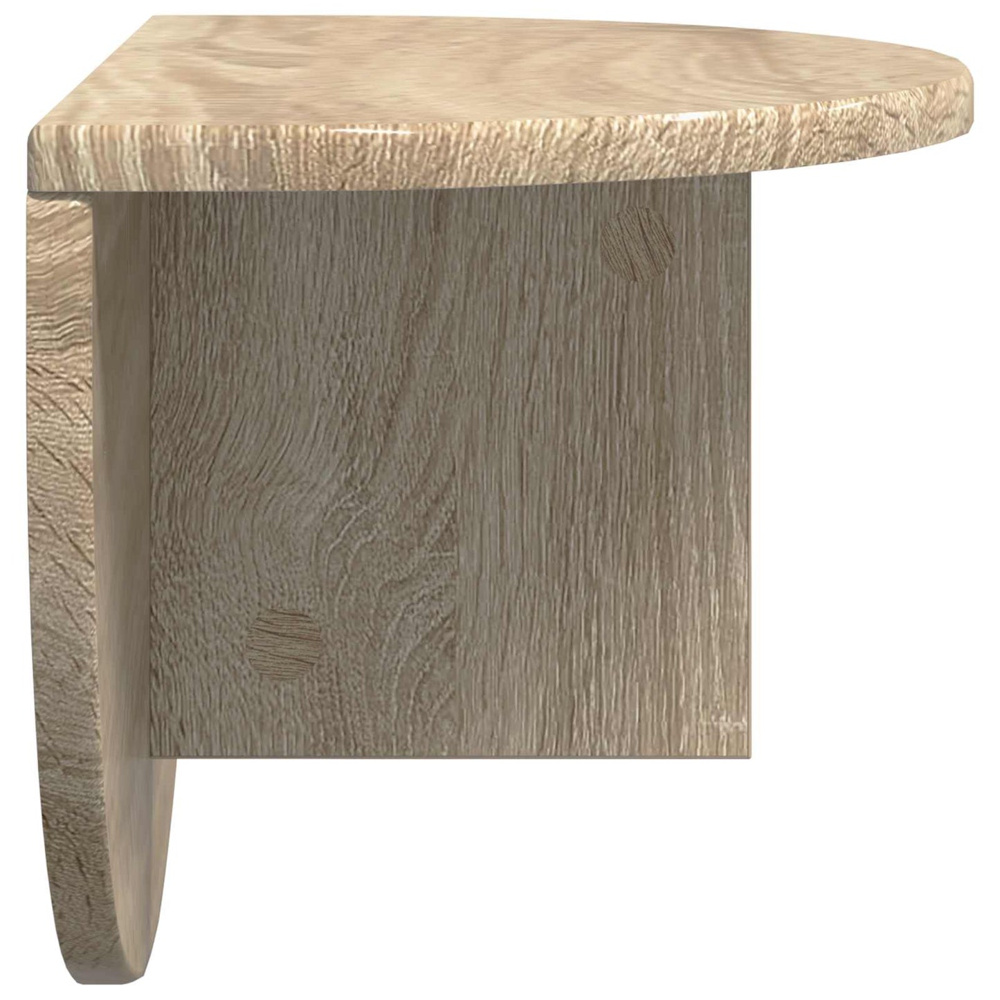 vidaXL Ράφι Τοίχου Επιτοίχιο 2 pcs Δρύς Sonoma 38 x 19 x 19 εκ