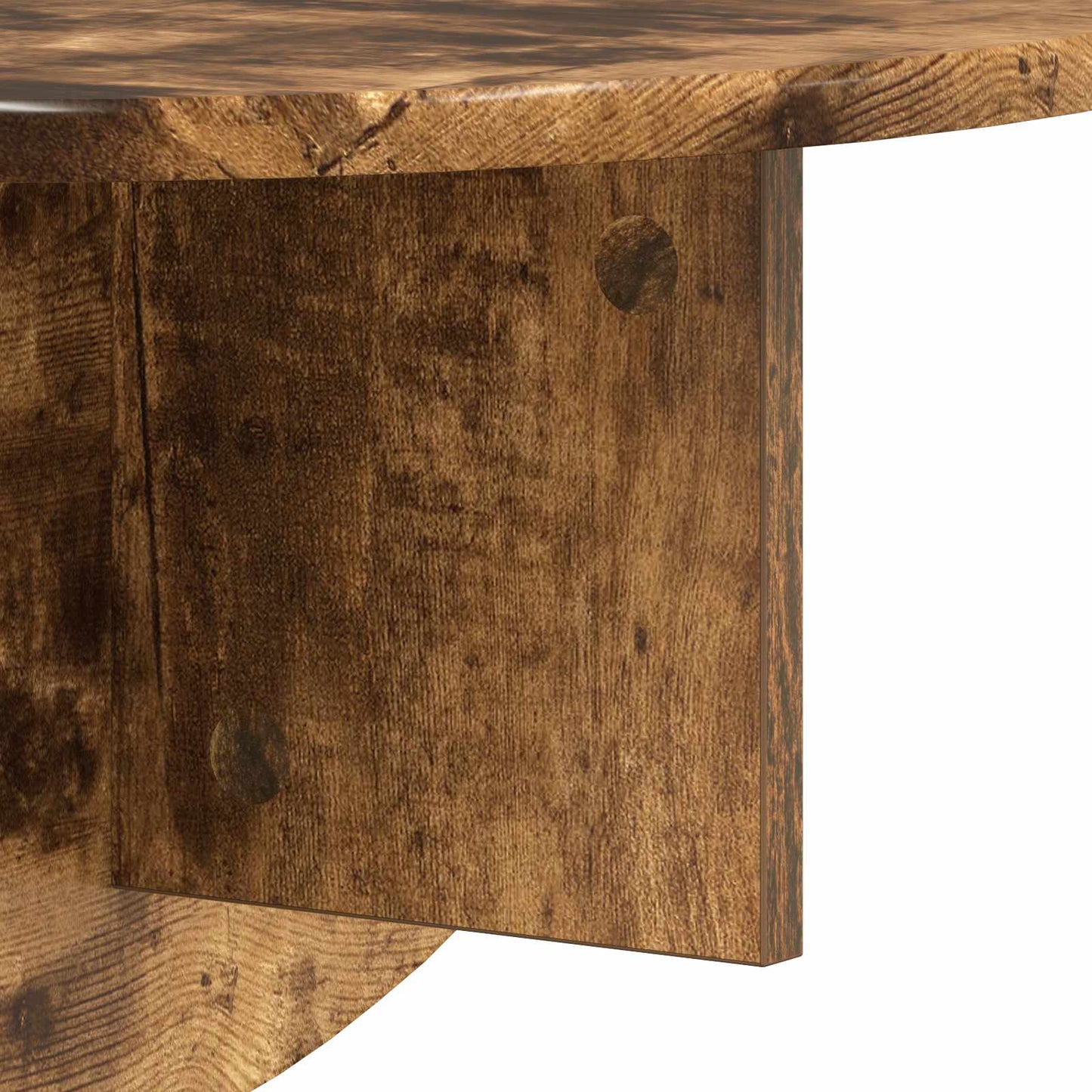 vidaXL Ράφι Τοίχου Επιτοίχιο Καπνιστό Δρύς 48 x 24 x 24 εκ