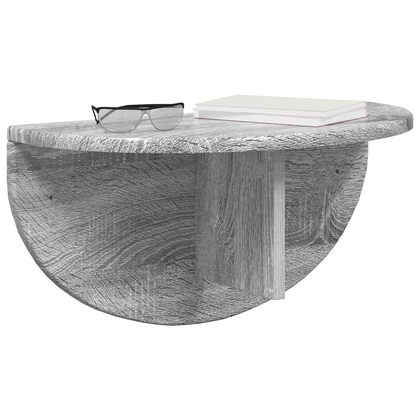 vidaXL Ράφι Τοίχου Επιτοίχιο 2 pcs Γκρίζο Σονομα 38 x 19 x 19 εκ