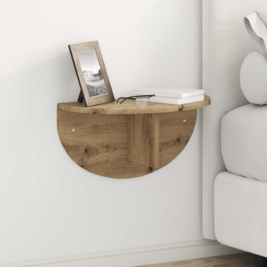 vidaXL Ράφι Τοίχου Επιτοίχιο 2 pcs Artisan Oak 38 x 19 x 19 εκ