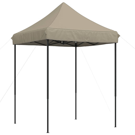 vidaXL Σκηνή Πάρτυ Taupe 200 x 200 x 306 εκ. Ύφασμα Όξφορντ