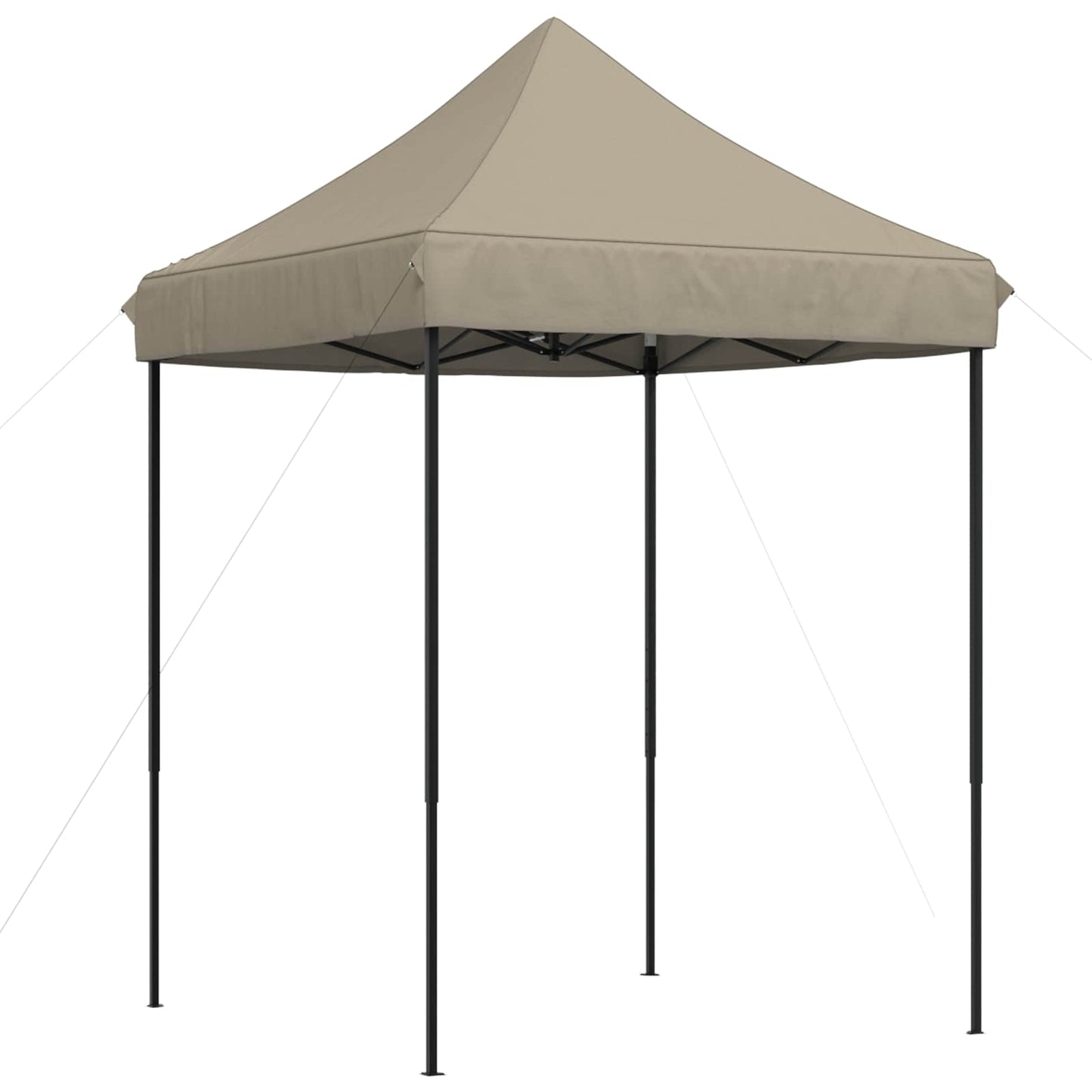 vidaXL Σκηνή Πάρτυ Taupe 200 x 200 x 306 εκ. Ύφασμα Όξφορντ