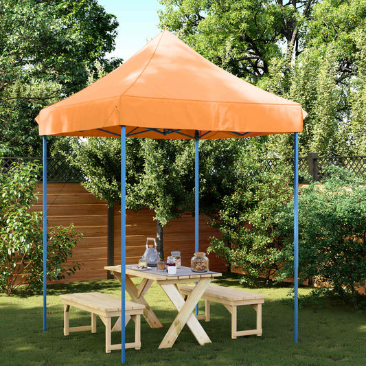 vidaXL Σκηνή Πάρτυ Πορτοκαλί 200 x 200 x 306 εκ. Ύφασμα Όξφορντ