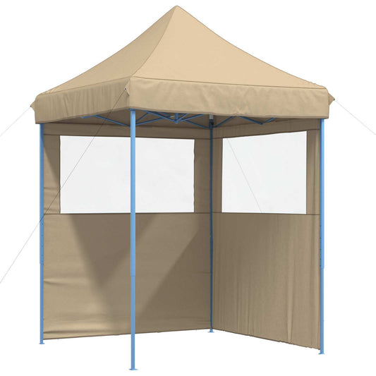 vidaXL Σκηνή Πάρτυ Μπεζ 200 x 200 x 306 εκ. Ύφασμα Όξφορντ
