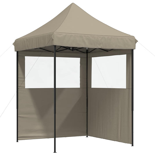 vidaXL Σκηνή Πάρτυ Taupe 200 x 200 x 306 εκ. Ύφασμα Όξφορντ