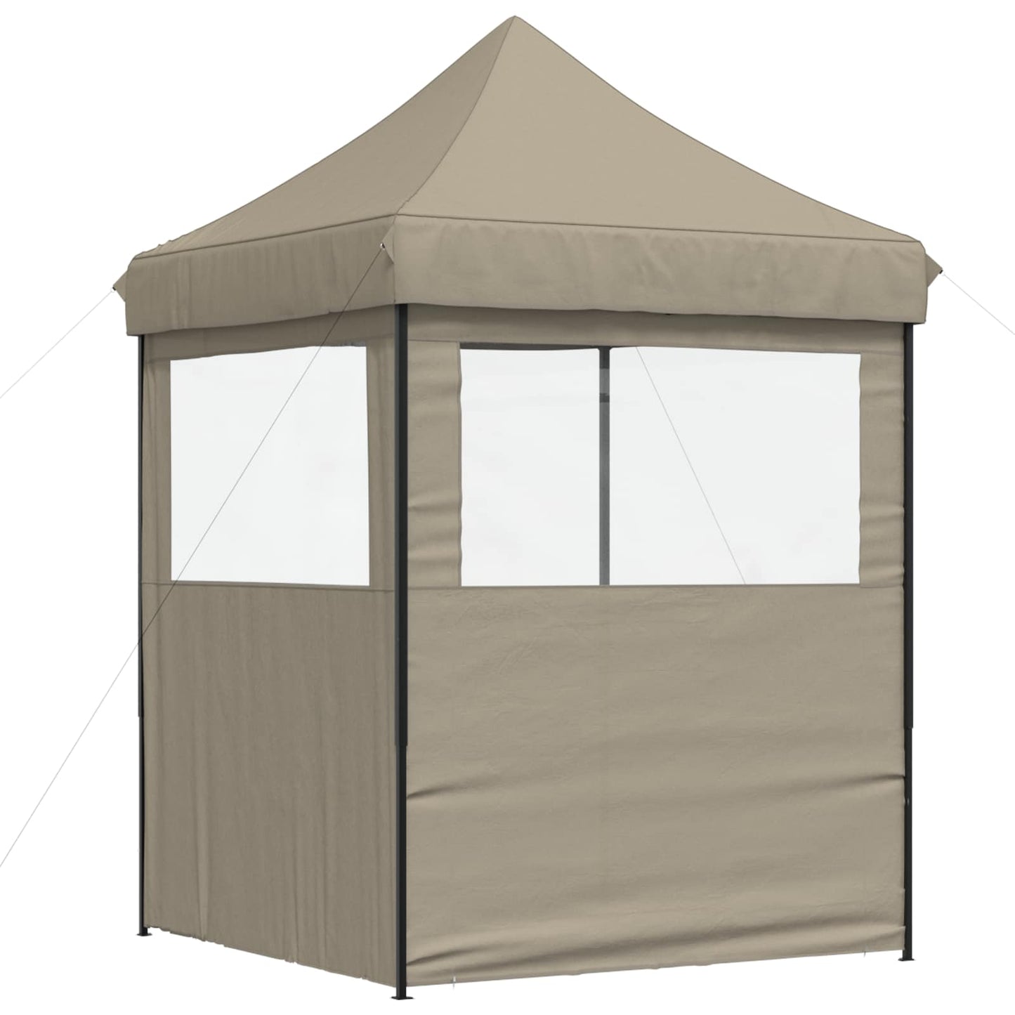 vidaXL Σκηνή Πάρτυ Taupe 200 x 200 x 306 εκ. Ύφασμα Όξφορντ