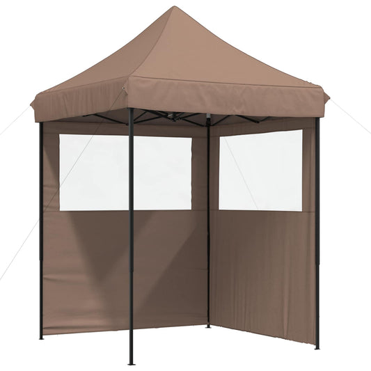 vidaXL Σκηνή Πάρτυ Καφέ 200 x 200 x 306 εκ. Ύφασμα Όξφορντ