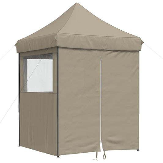 vidaXL Σκηνή Πάρτυ Taupe 200 x 200 x 306 εκ. Ύφασμα Όξφορντ