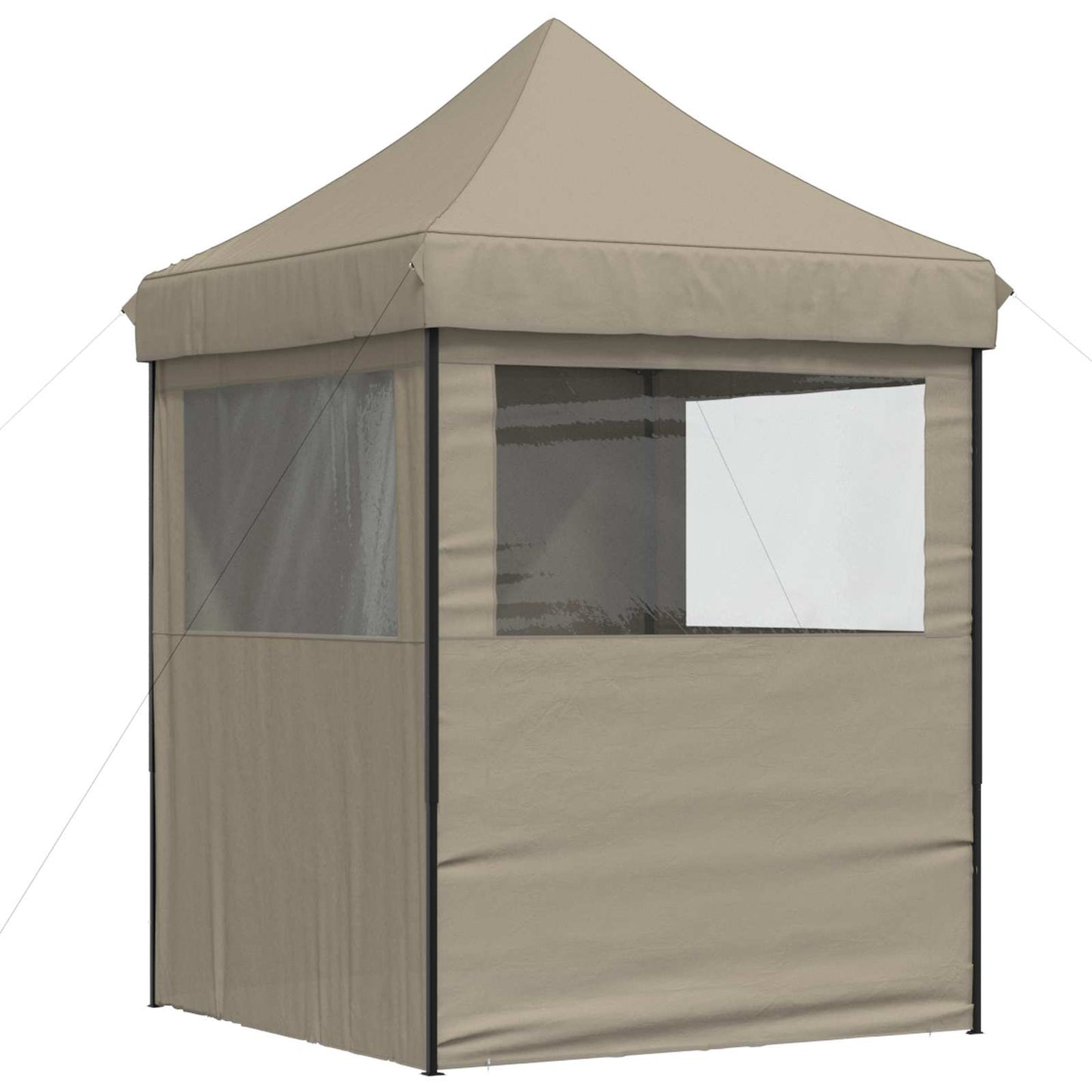 vidaXL Σκηνή Πάρτυ Taupe 200 x 200 x 306 εκ. Ύφασμα Όξφορντ