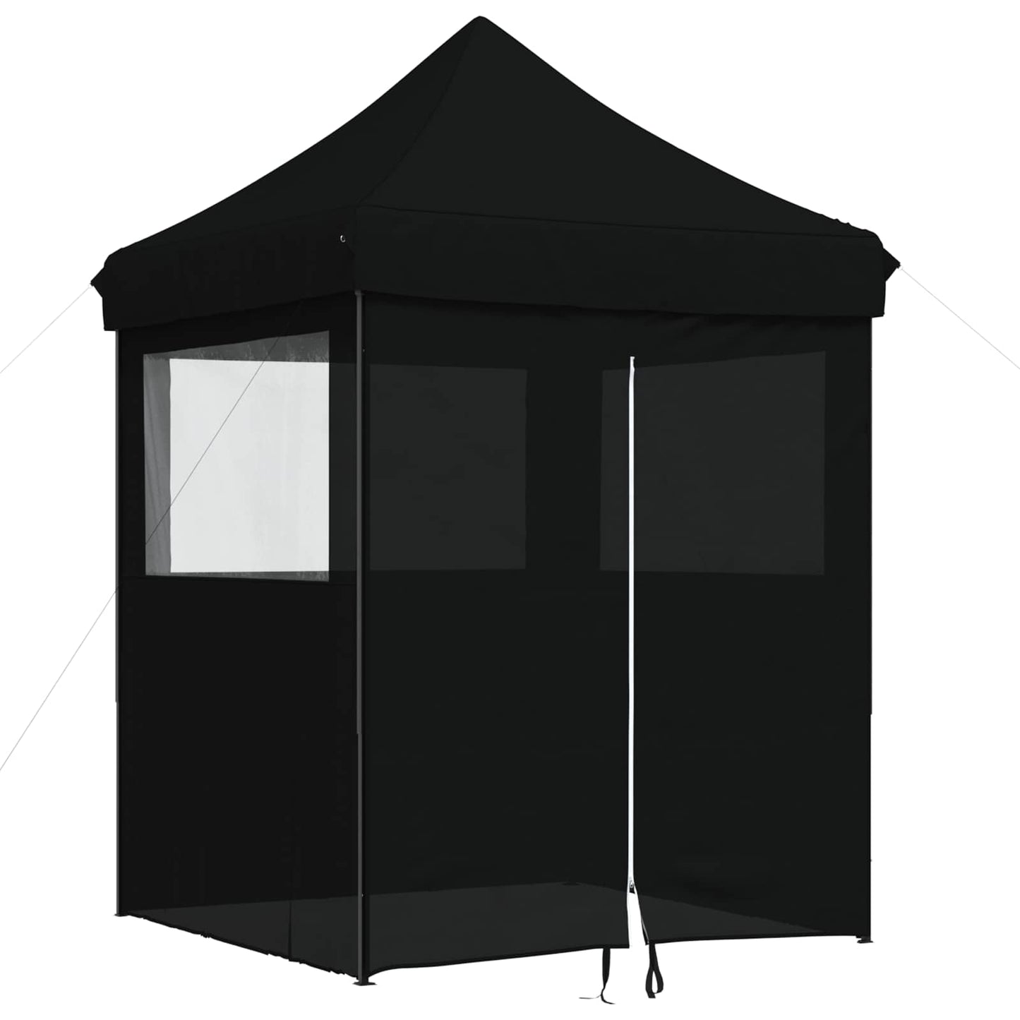 vidaXL Σκηνή Πάρτυ Μαύρο 200 x 200 x 306 εκ. Ύφασμα Όξφορντ