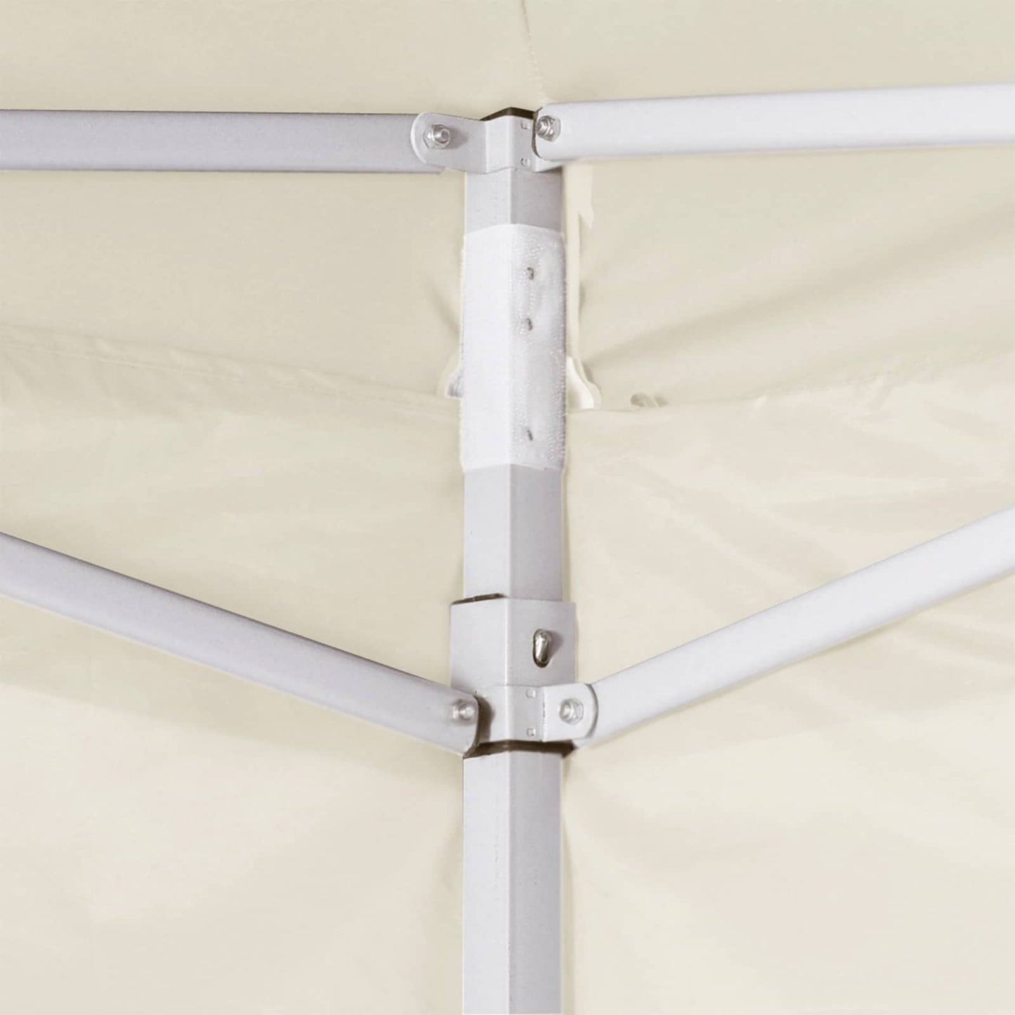 vidaXL Σκηνή Πάρτυ Κρεμ 291 x 291 x 315 εκ Ύφασμα Όξφορντ