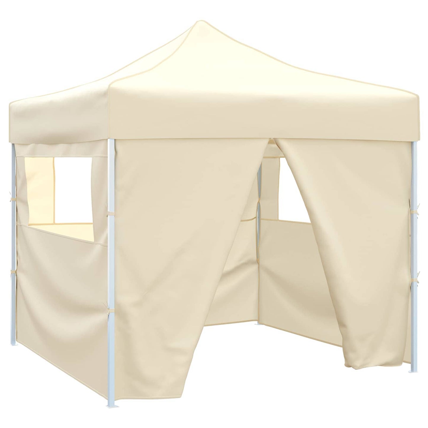 vidaXL Σκηνή Πάρτυ Κρεμ 291 x 291 x 315 εκ Ύφασμα Όξφορντ