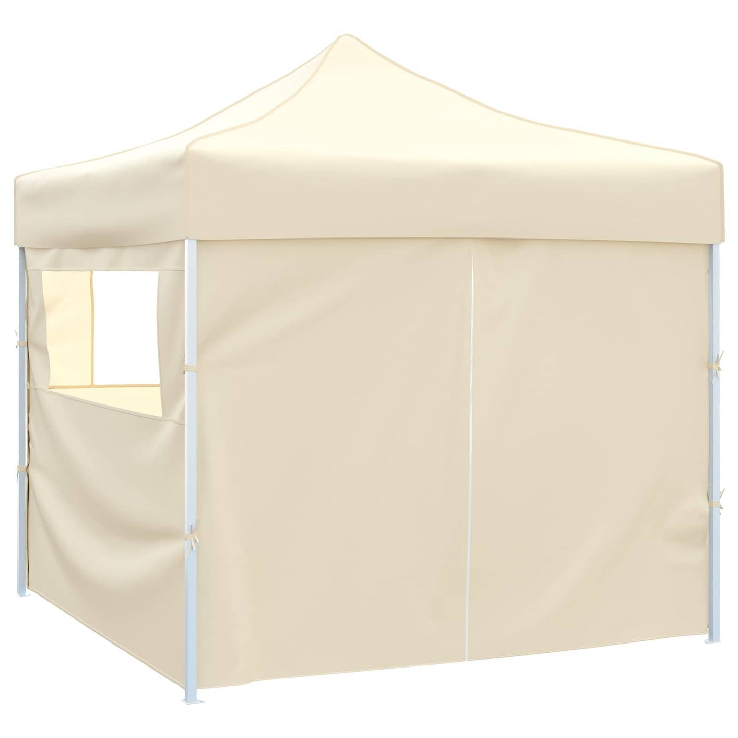 vidaXL Σκηνή Πάρτυ Κρεμ 291 x 291 x 315 εκ Ύφασμα Όξφορντ
