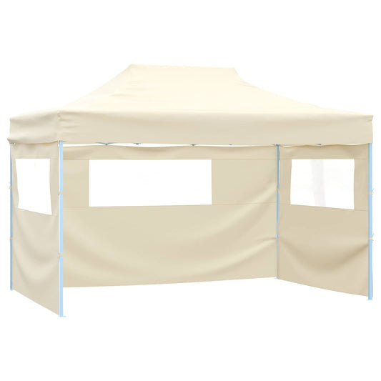 vidaXL Σκηνή Πάρτυ Κρεμ 280 x 410 x 315 εκ. Ύφασμα Όξφορντ