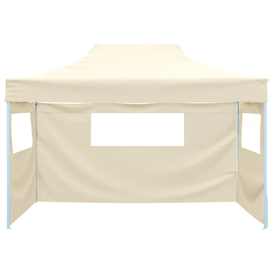 vidaXL Σκηνή Πάρτυ Κρεμ 280 x 410 x 315 εκ. Ύφασμα Όξφορντ