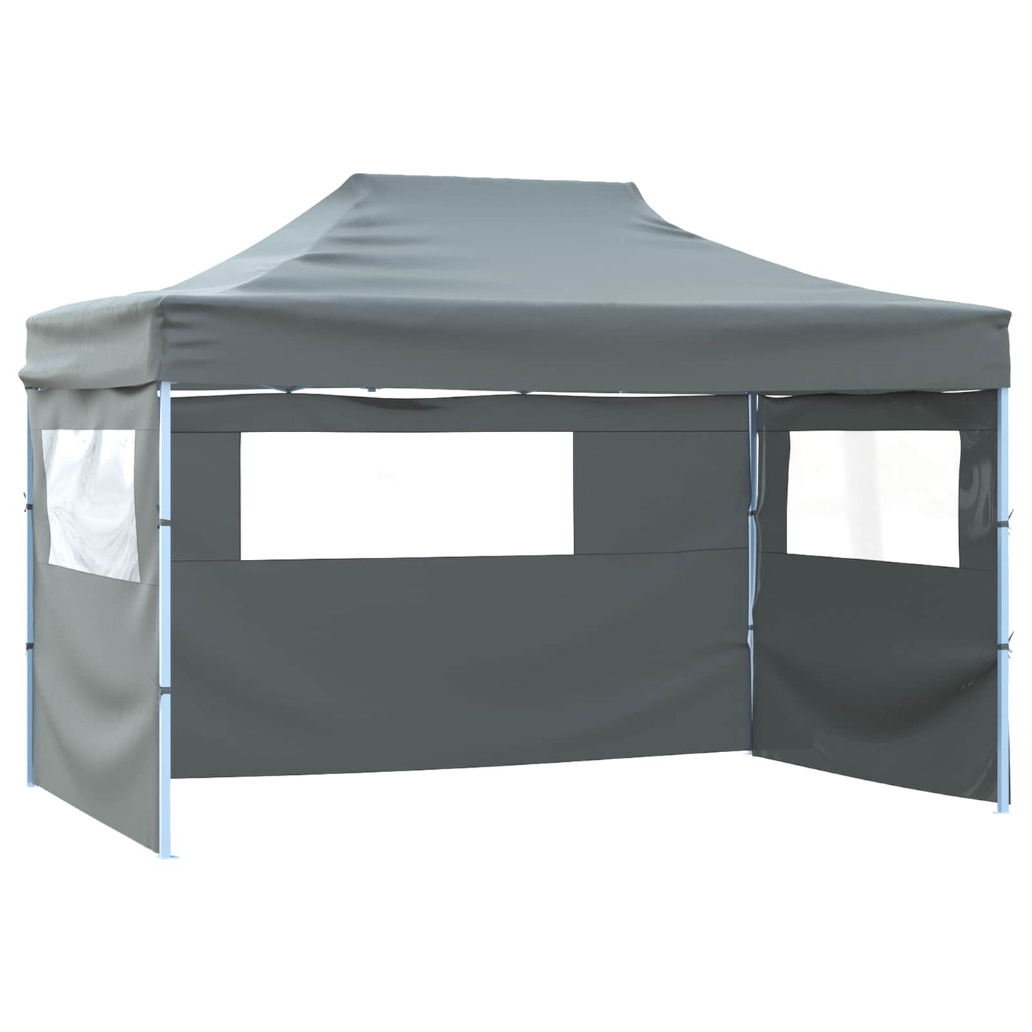 vidaXL Σκηνή Πάρτυ Ανθρακί 280 x 410 x 315 εκ. Ύφασμα Όξφορντ