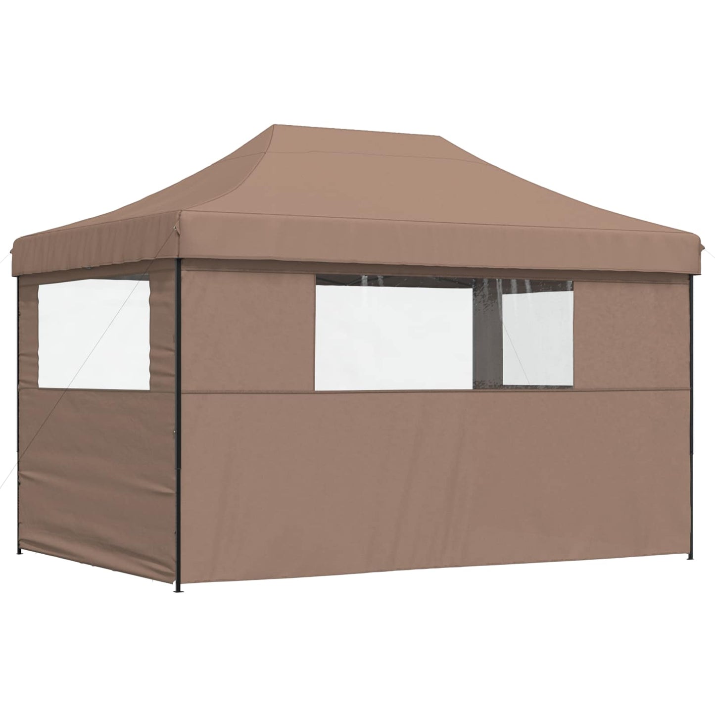 vidaXL Σκηνή Πάρτυ Καφέ 279 x 410 x 315 εκ. Ύφασμα Όξφορντ