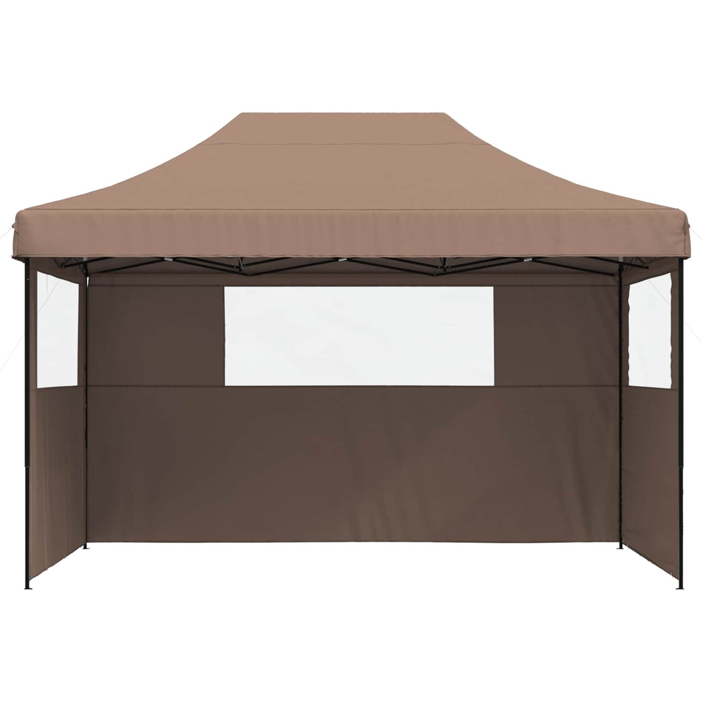 vidaXL Σκηνή Πάρτυ Καφέ 279 x 410 x 315 εκ. Ύφασμα Όξφορντ