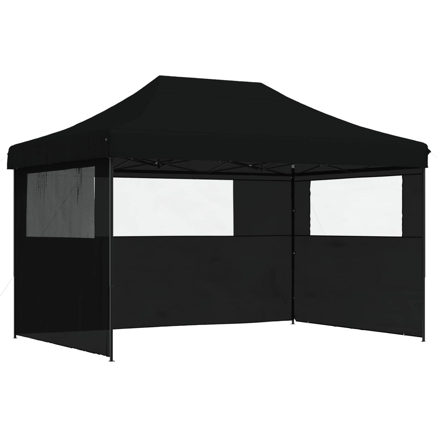 vidaXL Σκηνή Πάρτυ Μαύρο 279 x 410 x 315 εκ. Ύφασμα Όξφορντ